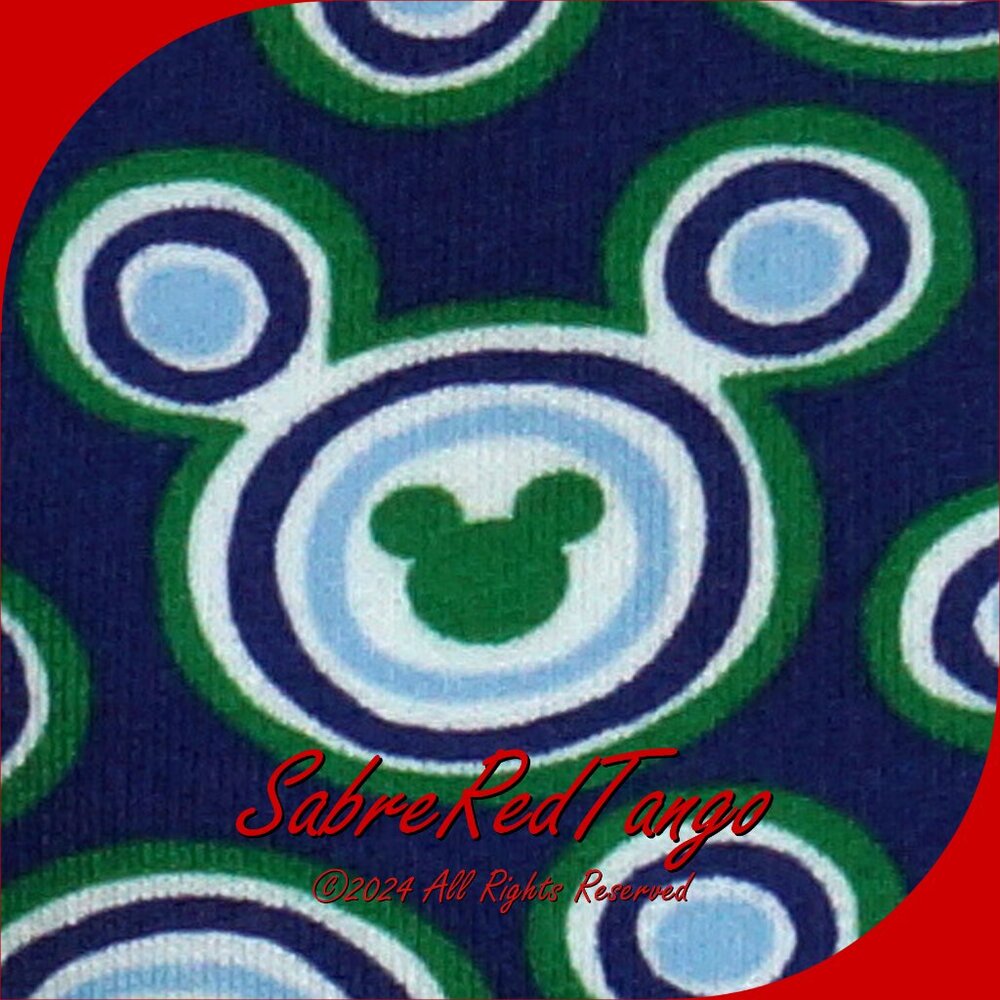 NWT Hanna Andersson Disney Mickey Mouse French Terry Shorts Blue Print 140 10 - Picture 3 of 4